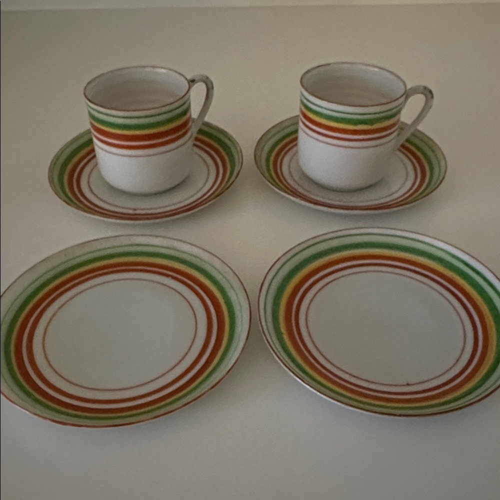 Fine China Teacups and Saucers
